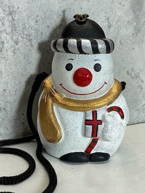 Timmy Woods Festive Snowman Crossbody Bag